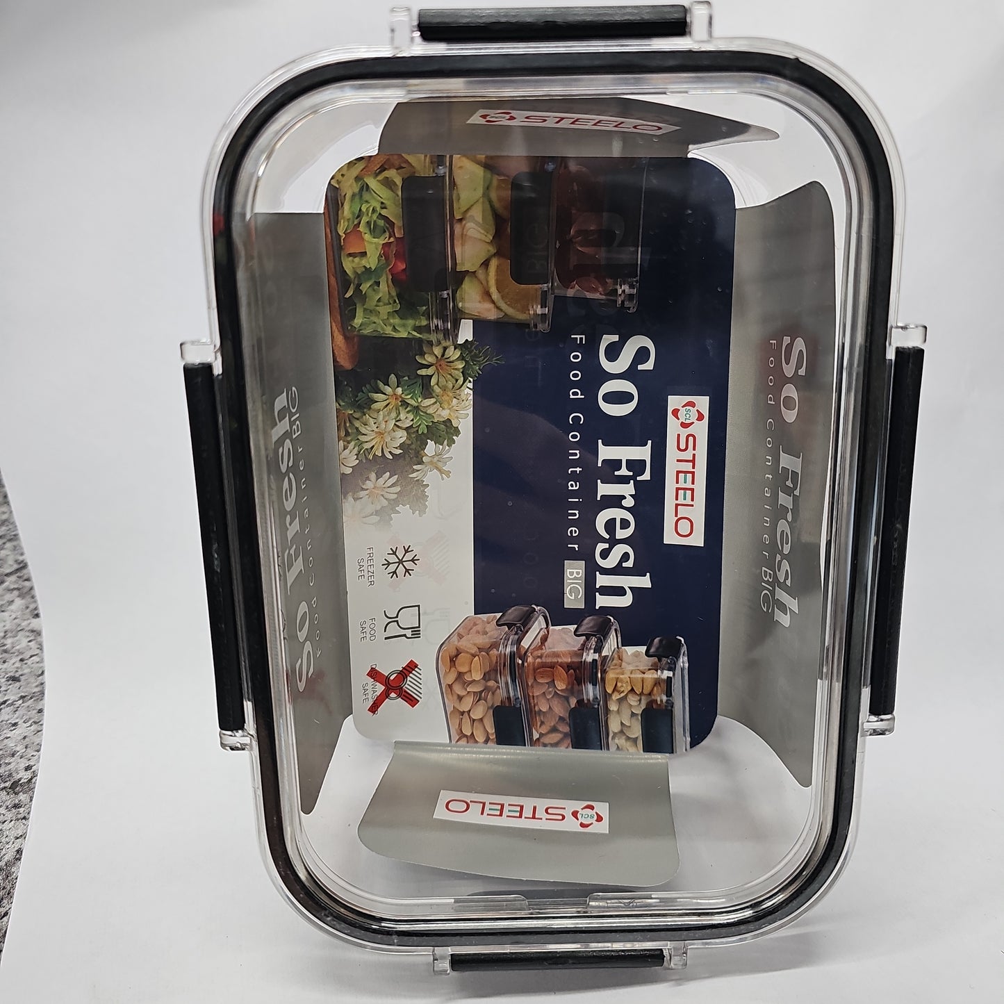 Steelo SoFresh Rectangular Container 1200ml