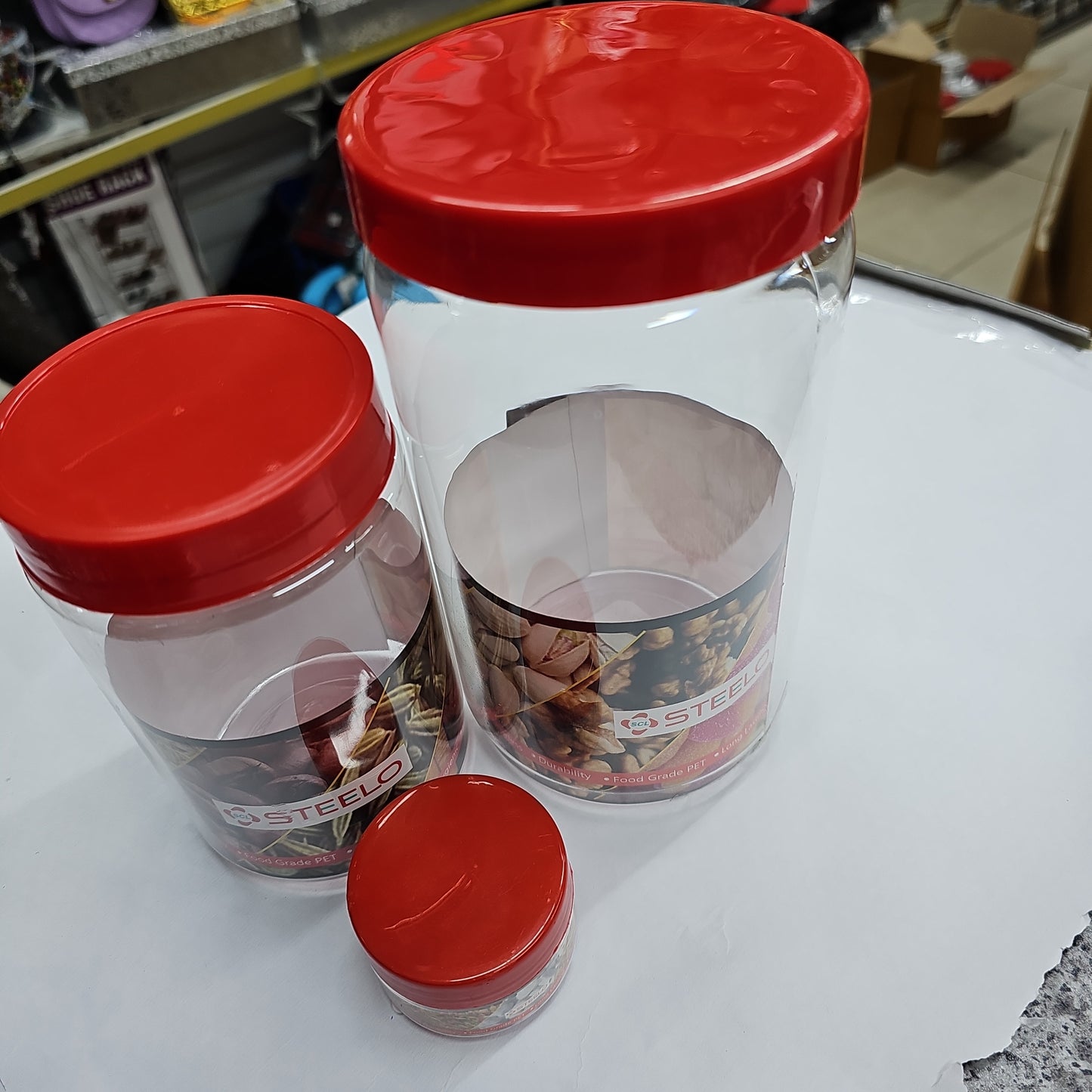 STEELO LITE JAR SET 50/800/1500ML