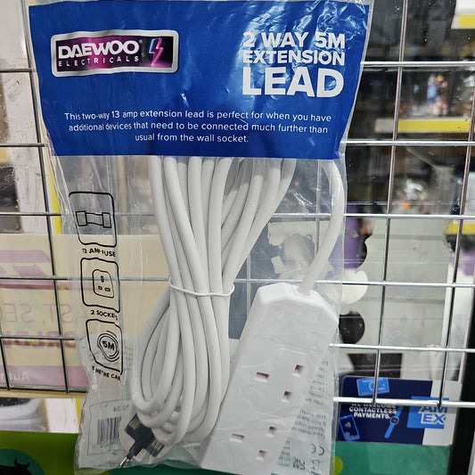 2 Way 5 M Extension Lead