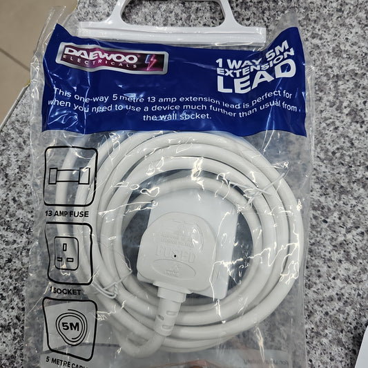 1 Way 5 M Extension Lead