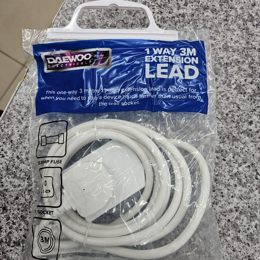 1 Way 3 M Extension Lead