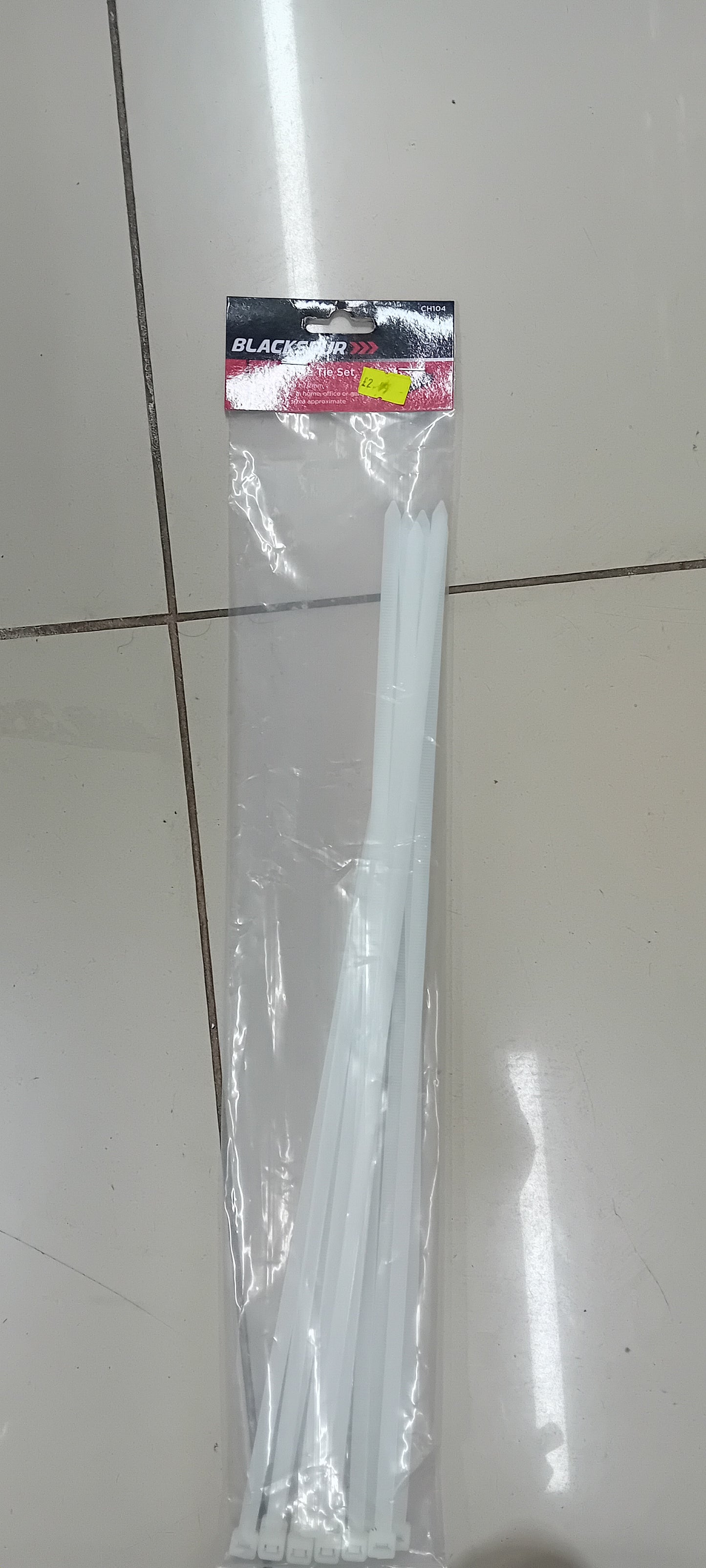 12 pc cable Tie set 450mm×7.2mm
