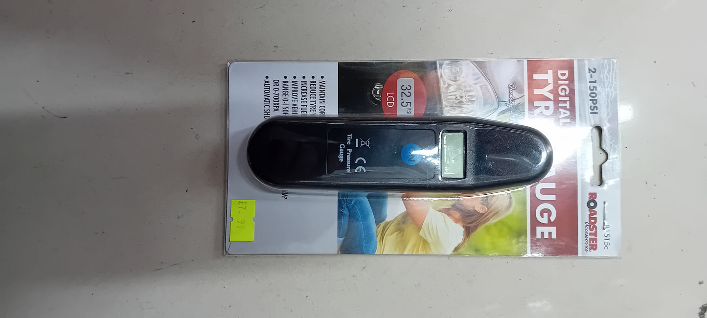 Digital tyre gauge