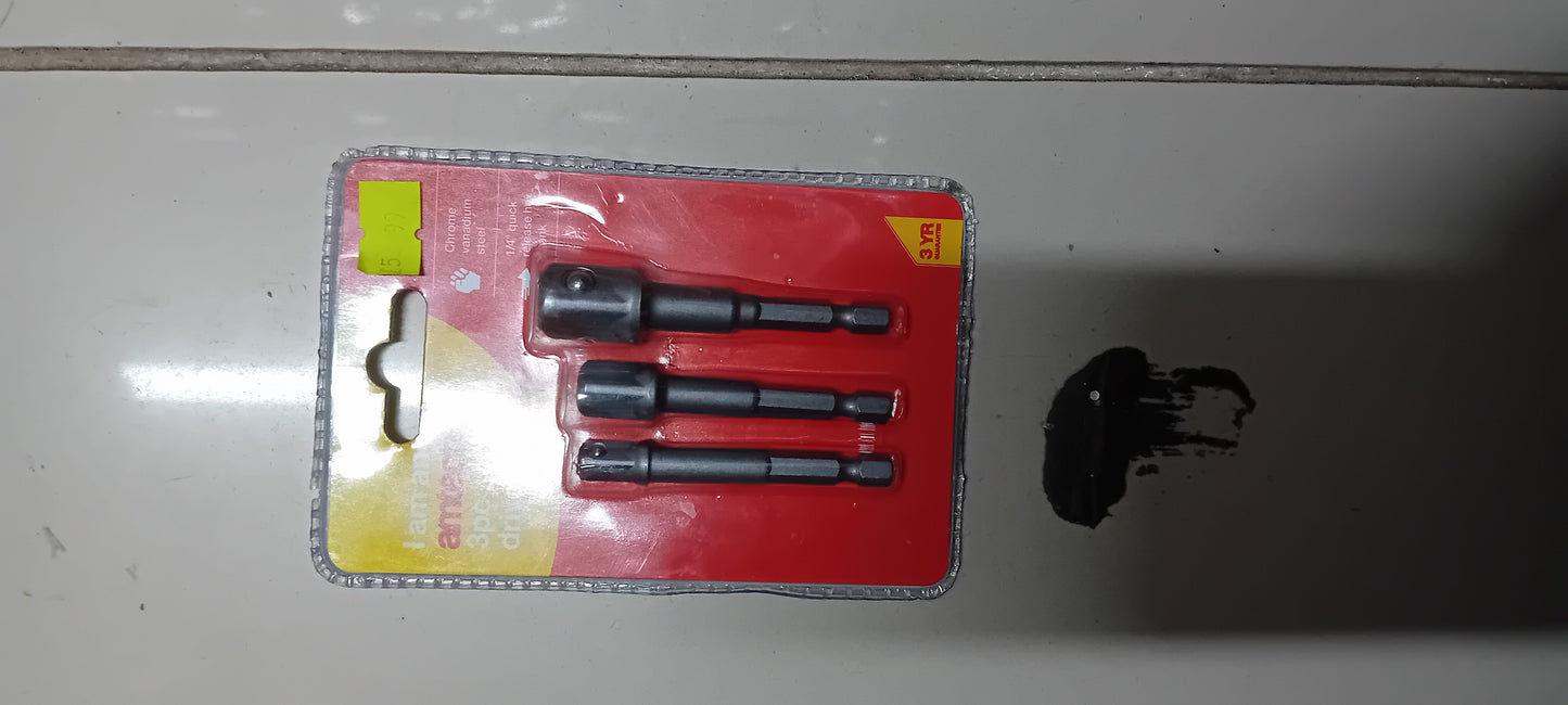 3pc socket driver set