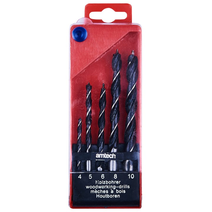 5 Piece wood drill bit set