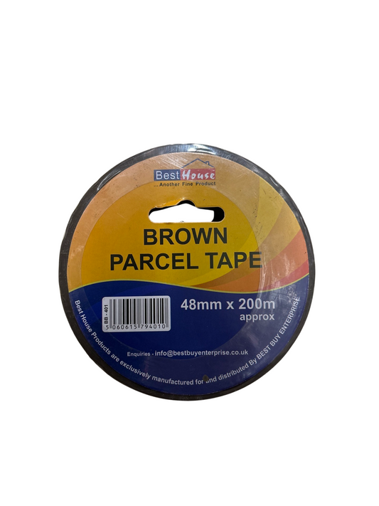 48mm/200m brown parcel tape