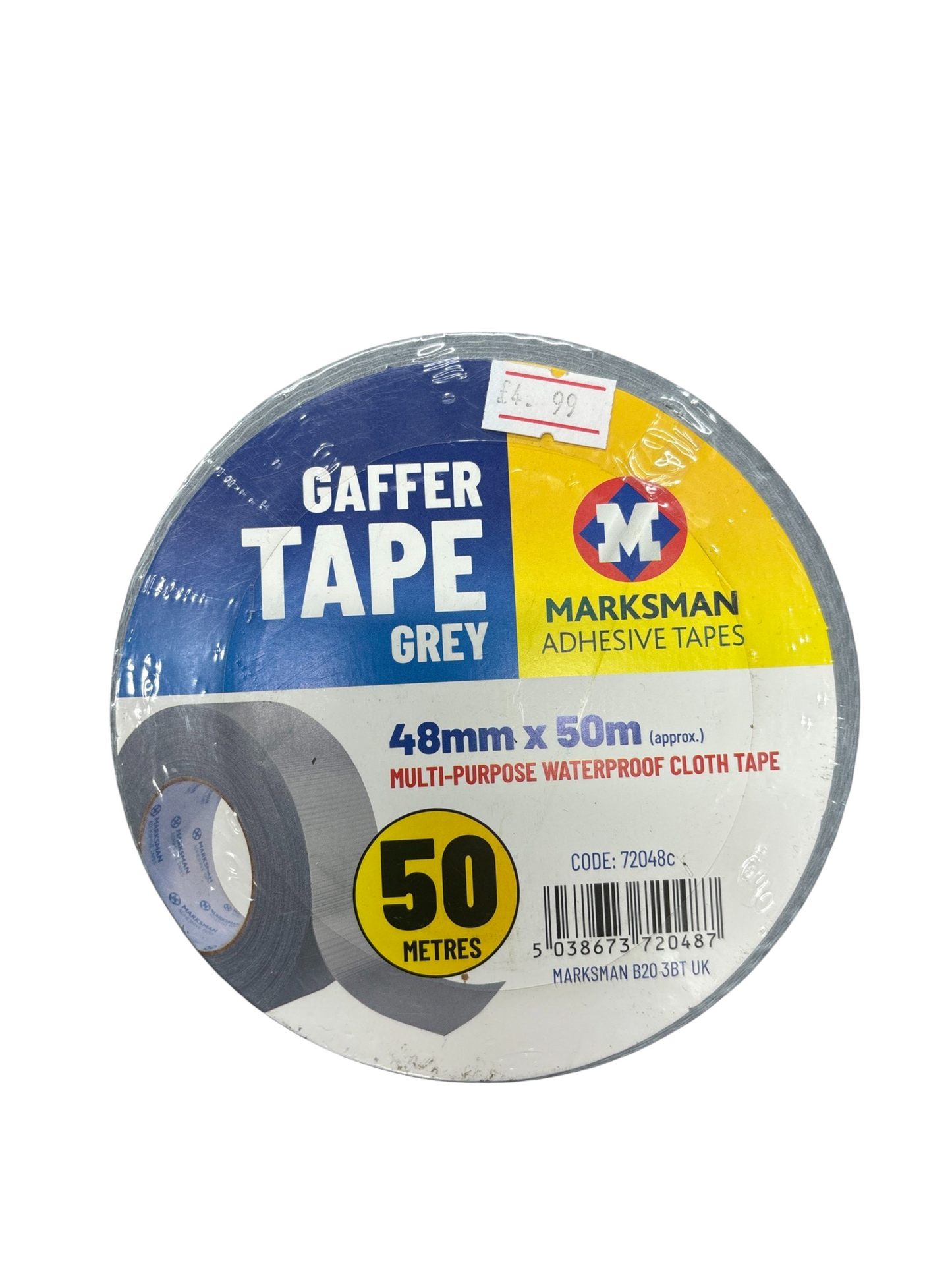 50m Gaffer tape grey