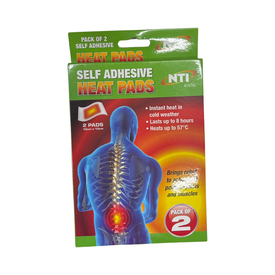 Self adhesive heat pads