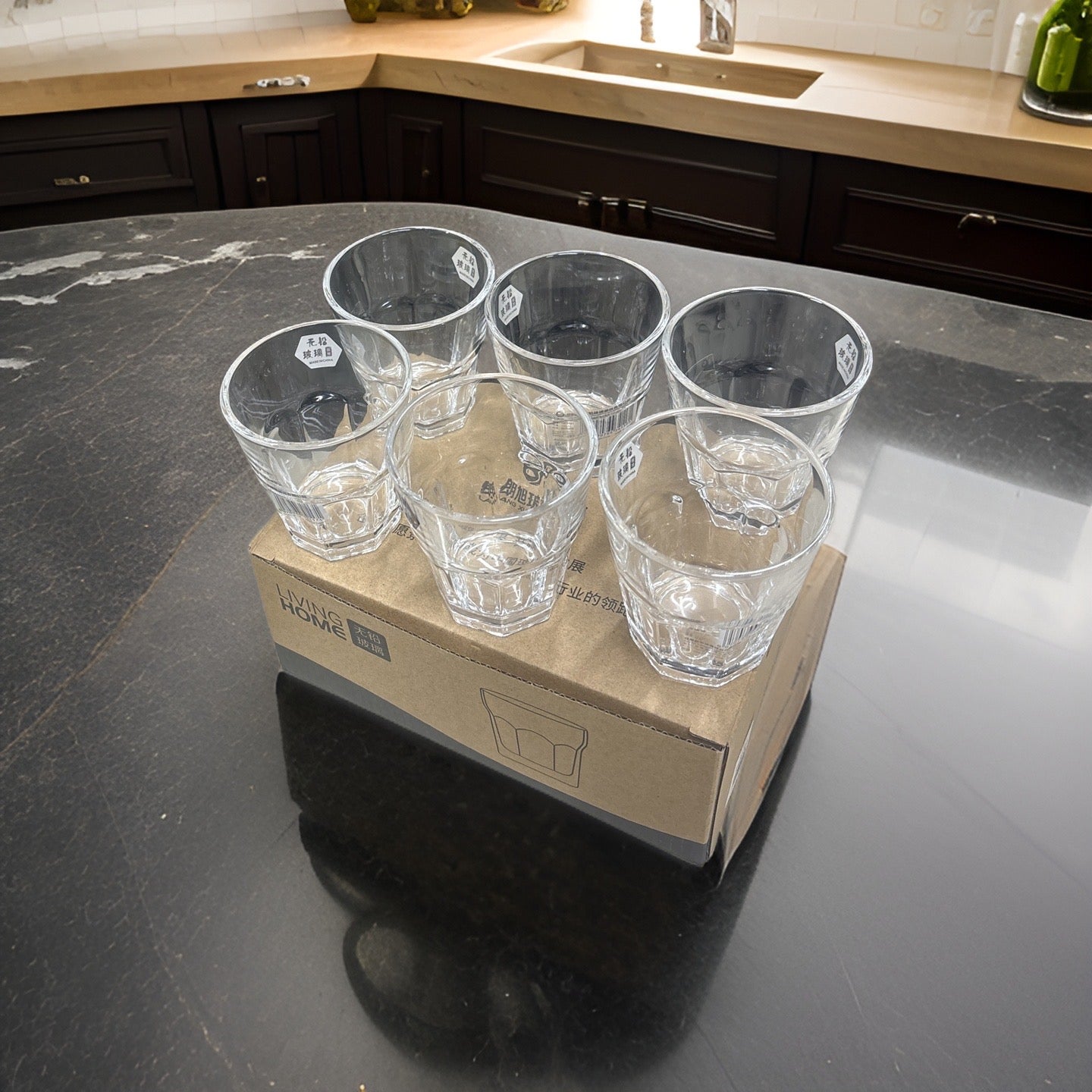 6pic 145ml tea glass