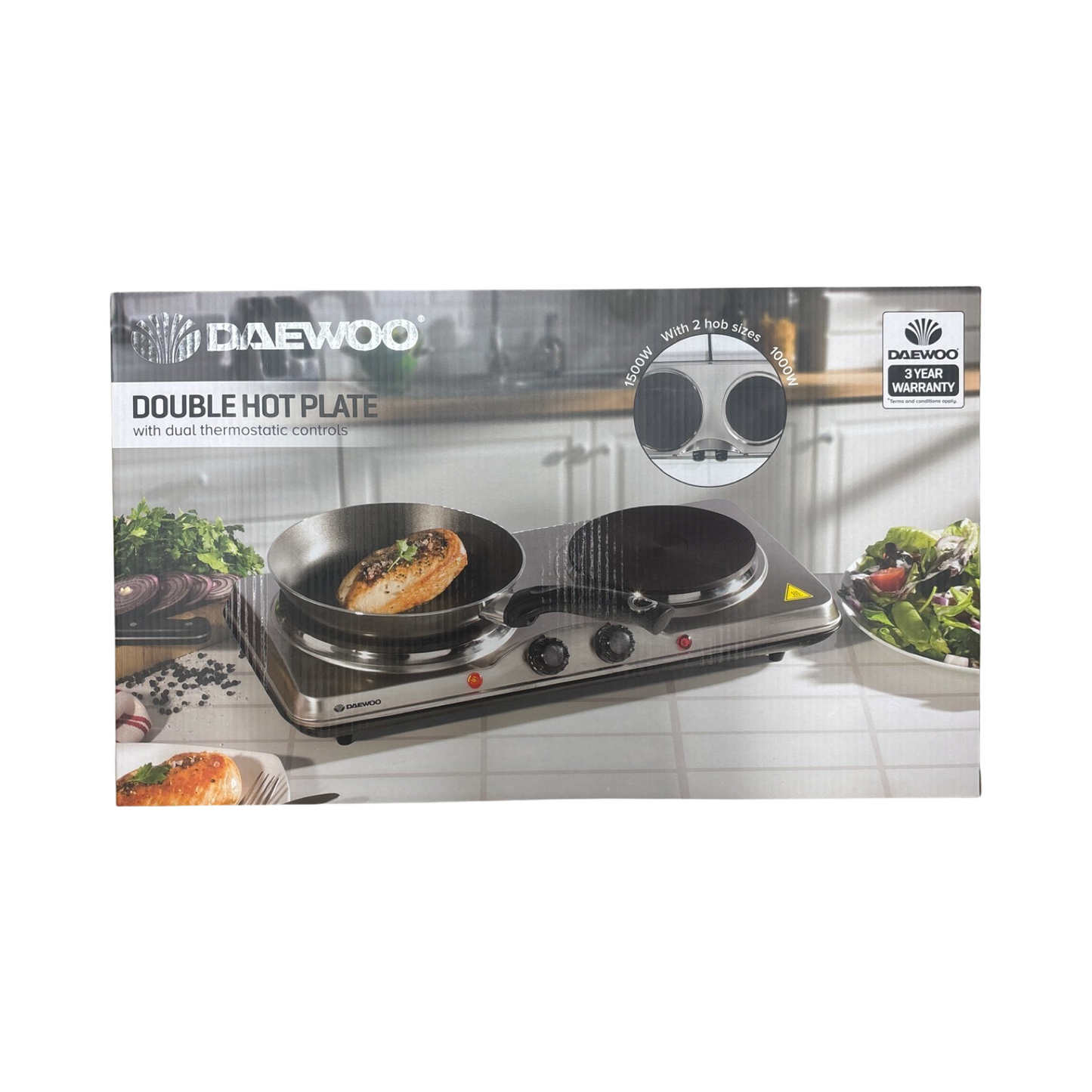 Double hot plate