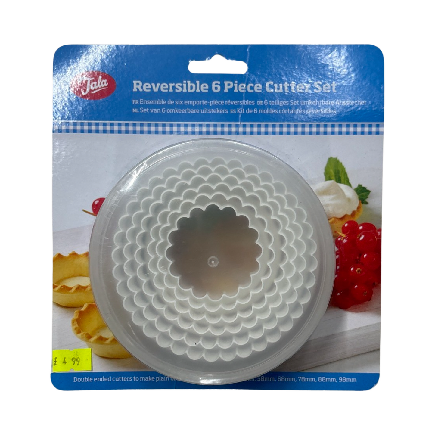 Reversible 6 piece cutter set