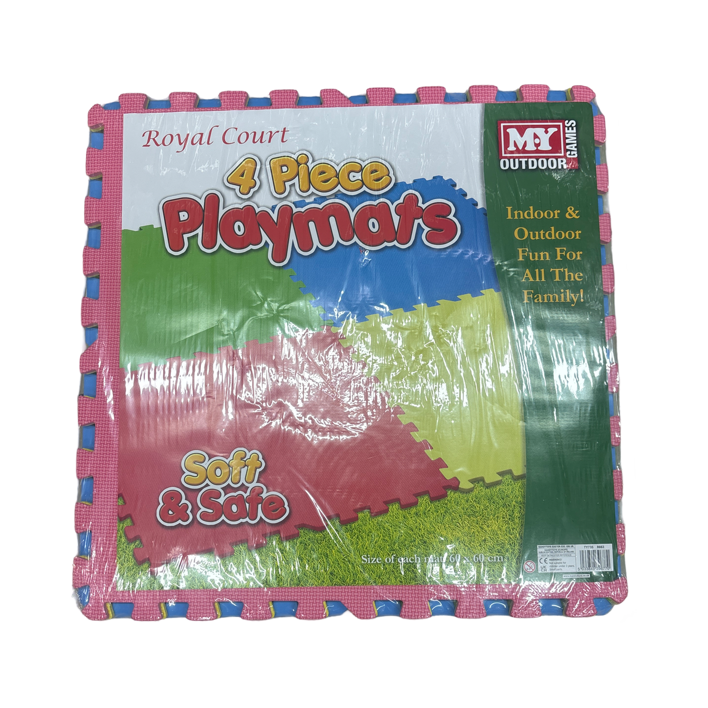 Four piece play mat