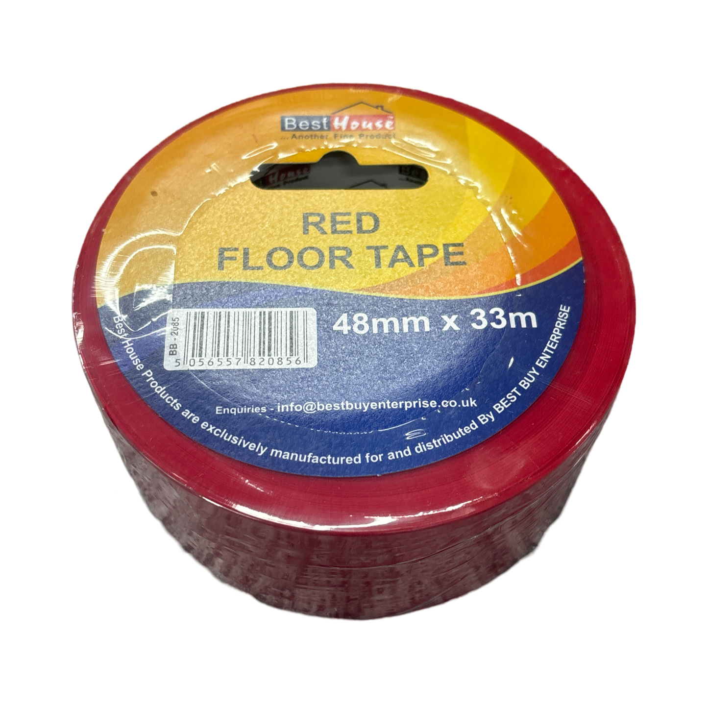 Red floor tape
