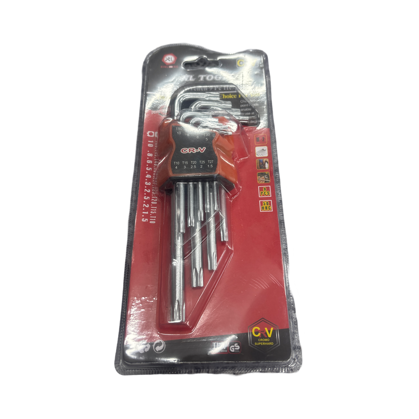 9a-d hex key set