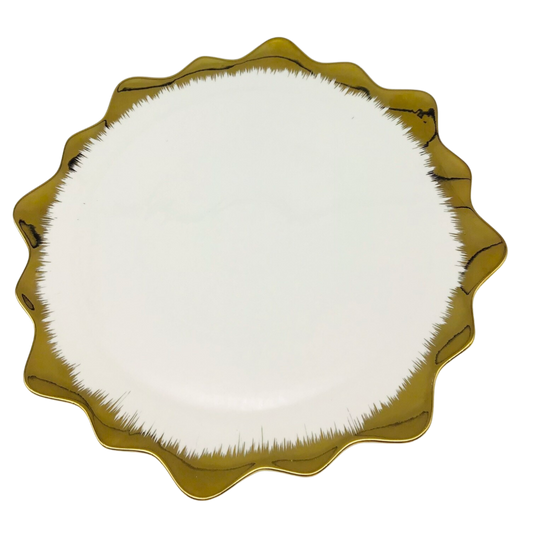 Sun Shape Ceramic Plate 16 inch ( 40.64 cm)