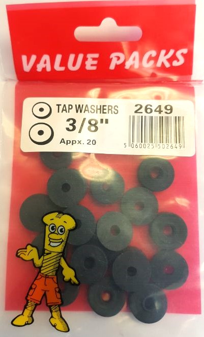 3/8'' Tap Washers - 12/PK (Approx) (2649 - TW38)