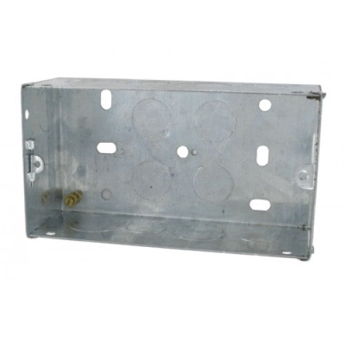 25mm 2 GANG METAL BOX (5817 - X8845V)