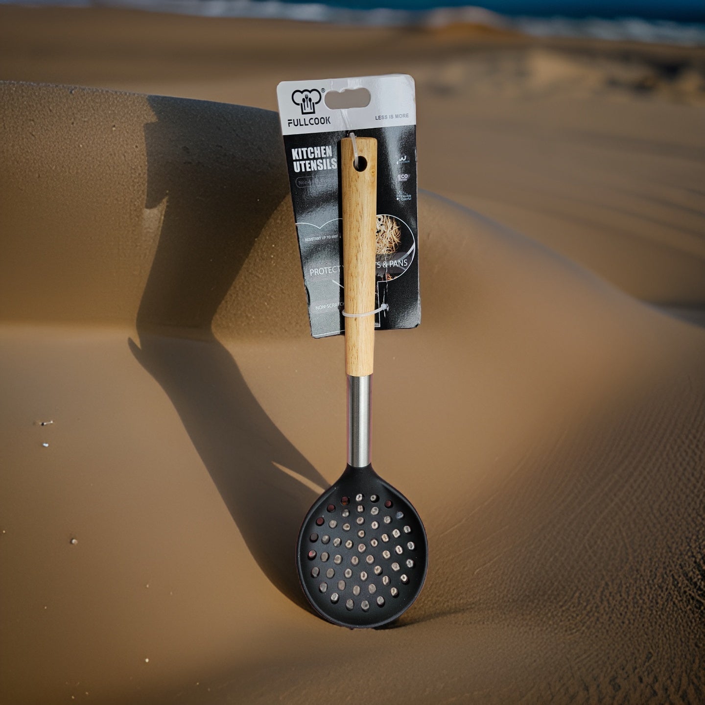 Silicon Wooden Handle Kitchen Spoon spatula