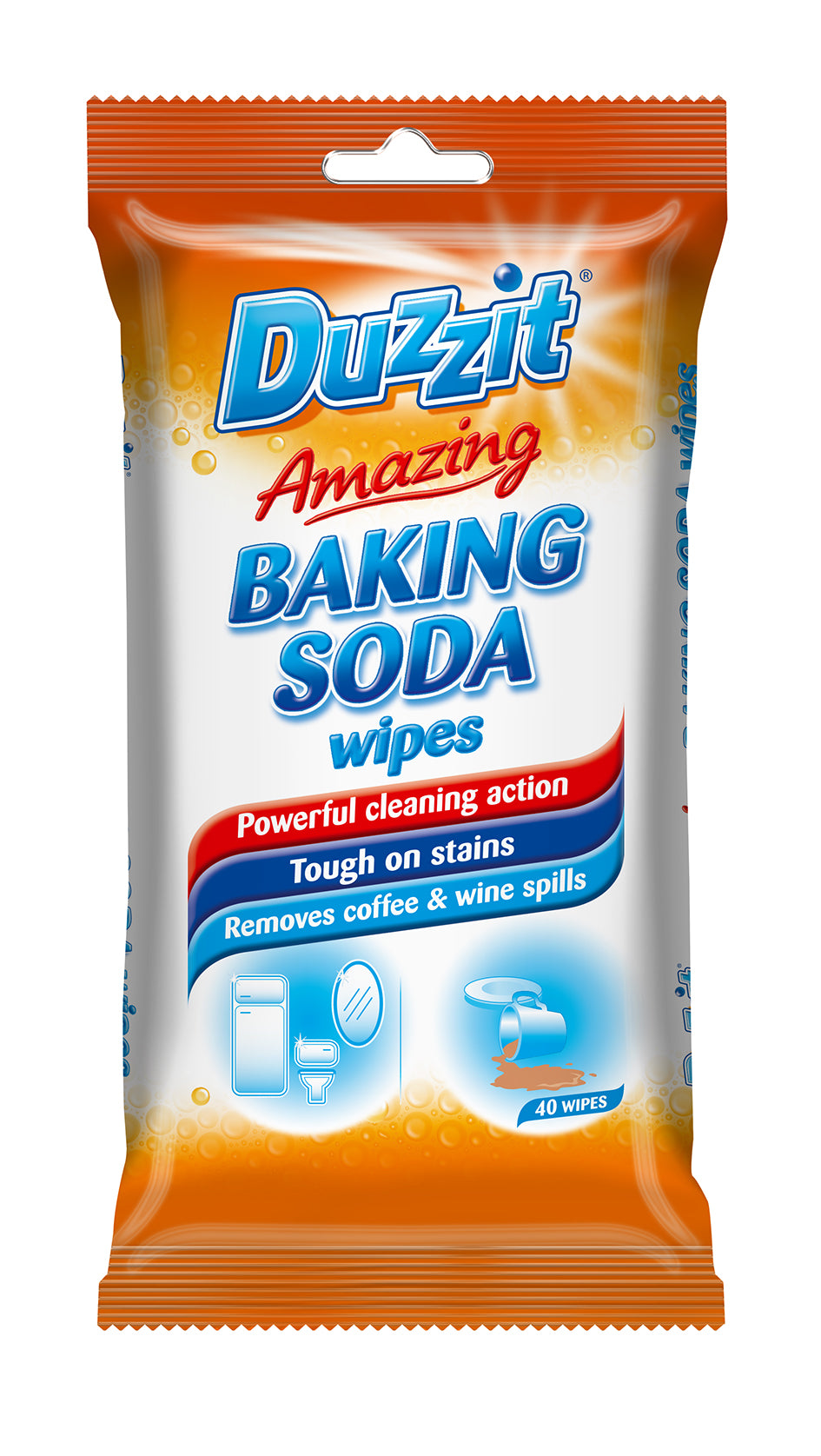 Amazing Baking Soda Wipes 40pk