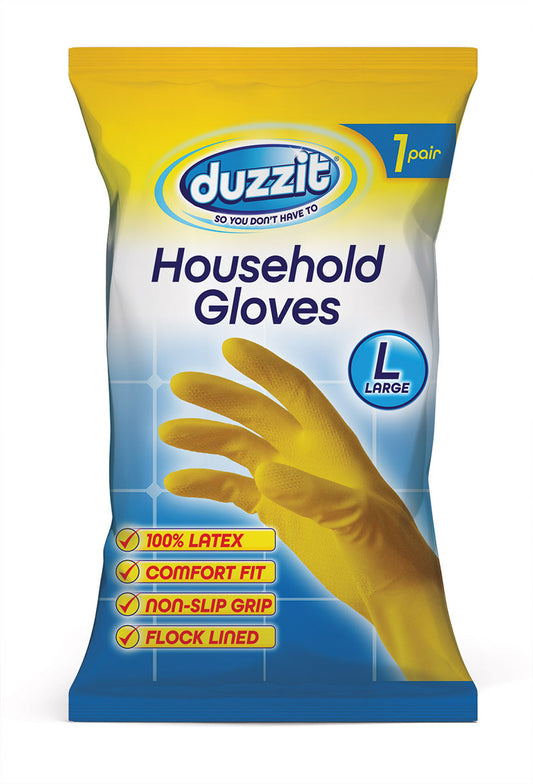 Duzzit 1 Pk Household Gloves - L