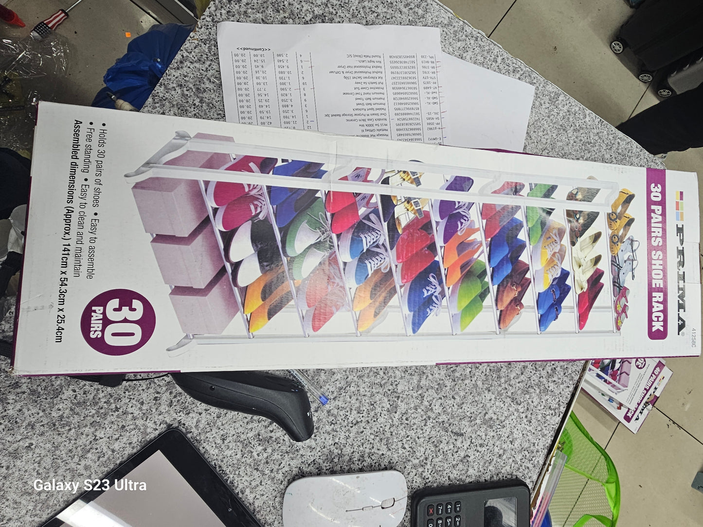 30 Pairs Shoe Rack
