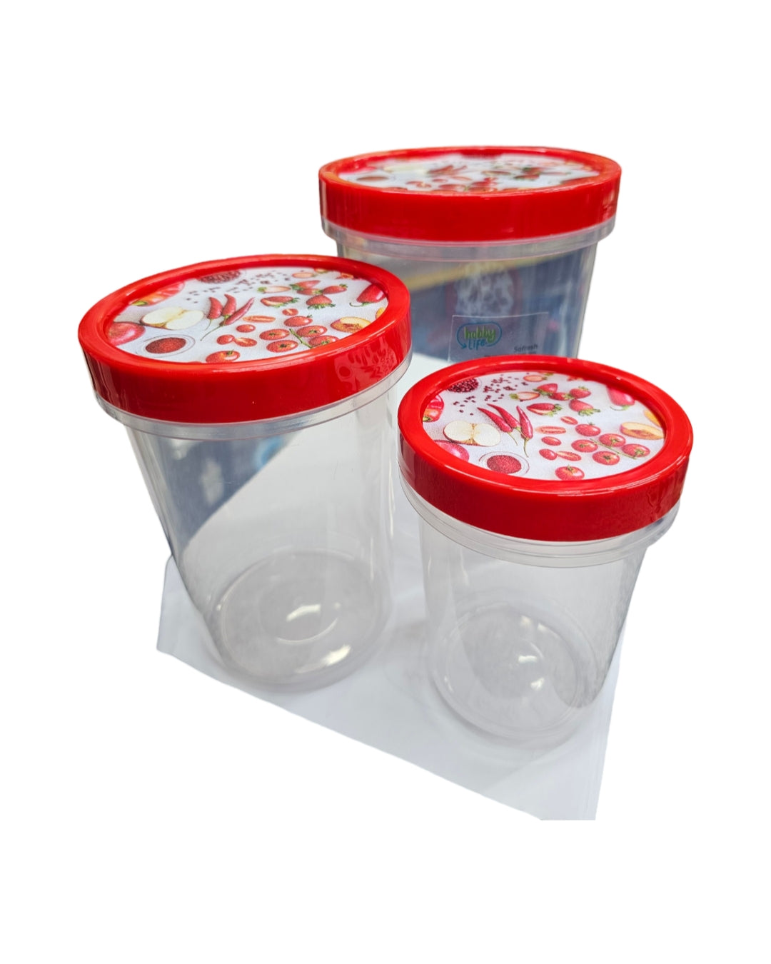HOBBY SOFRESH LONG SCREWED STORAGE BOX SET OF 3