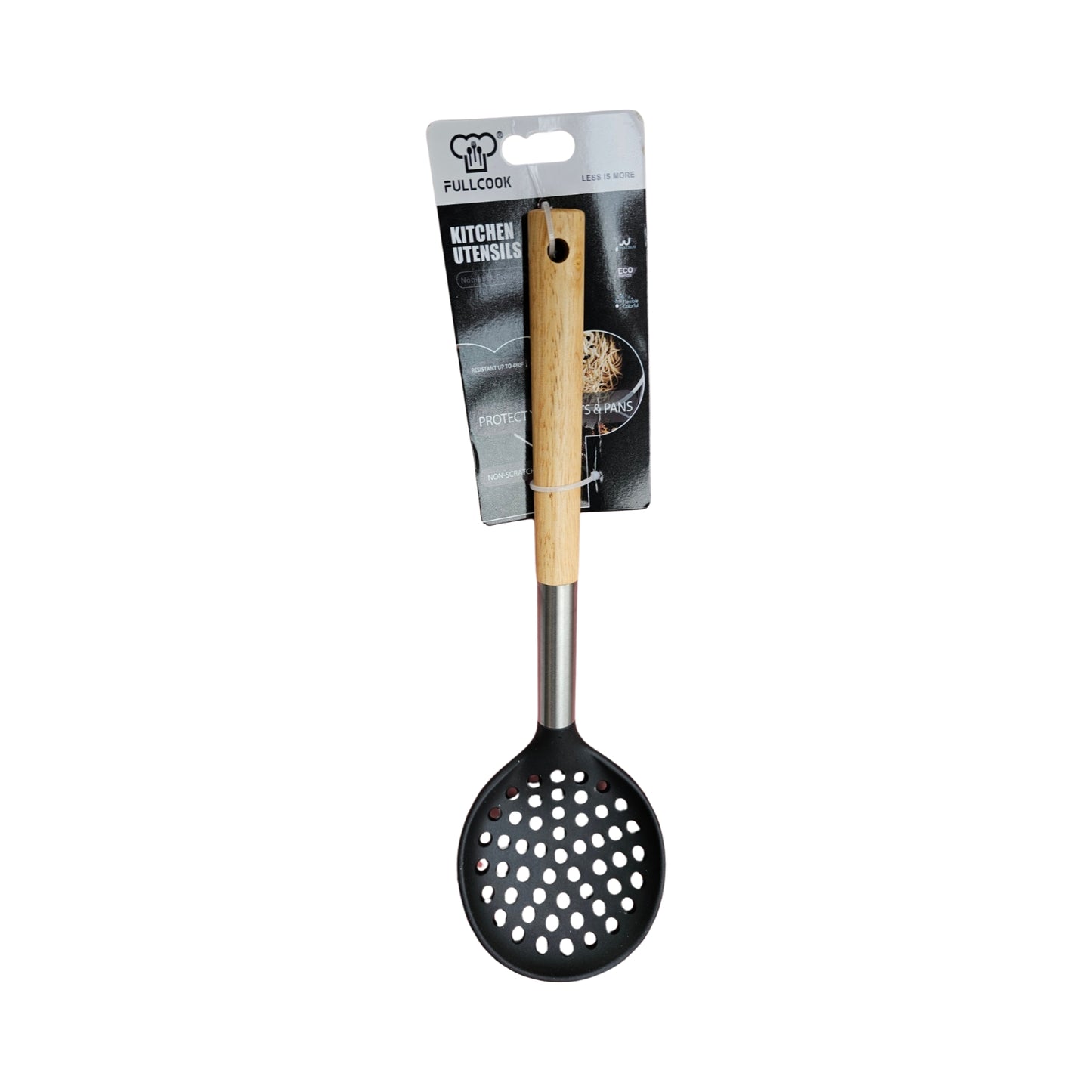 Silicon Wooden Handle Kitchen Spoon spatula