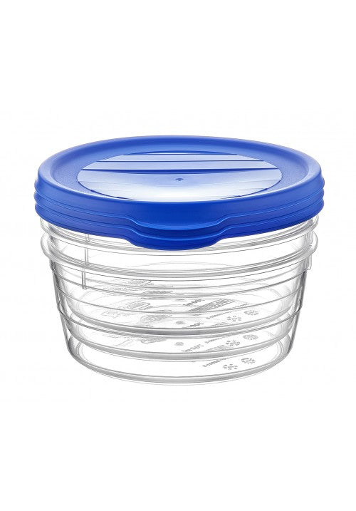HOBBY 3 PC TREND ROUND FOOD SAVER - 3 X 1.75 LT