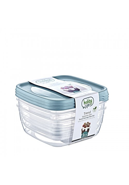 HOBBY TREND SQUARE FOOD SAVER 3 X 1.5 LT