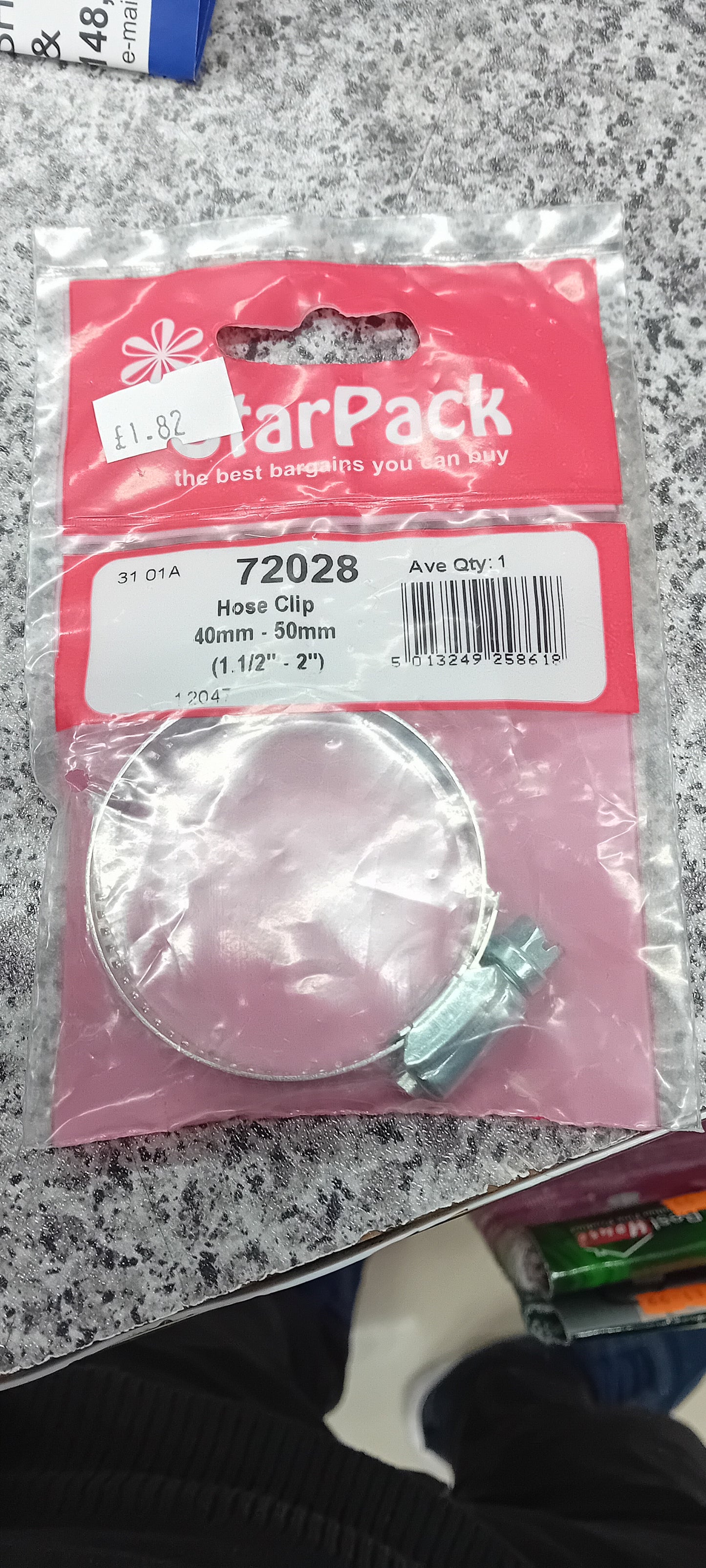 Hose clip 40mm-50mm