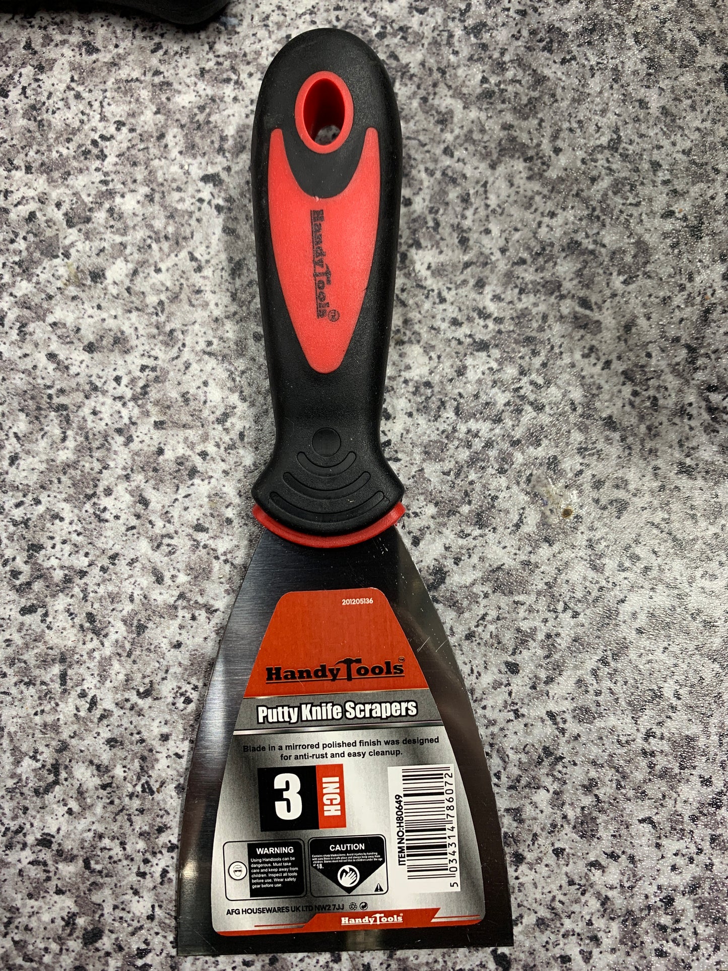 Handy stools putty knife scraper 3 in