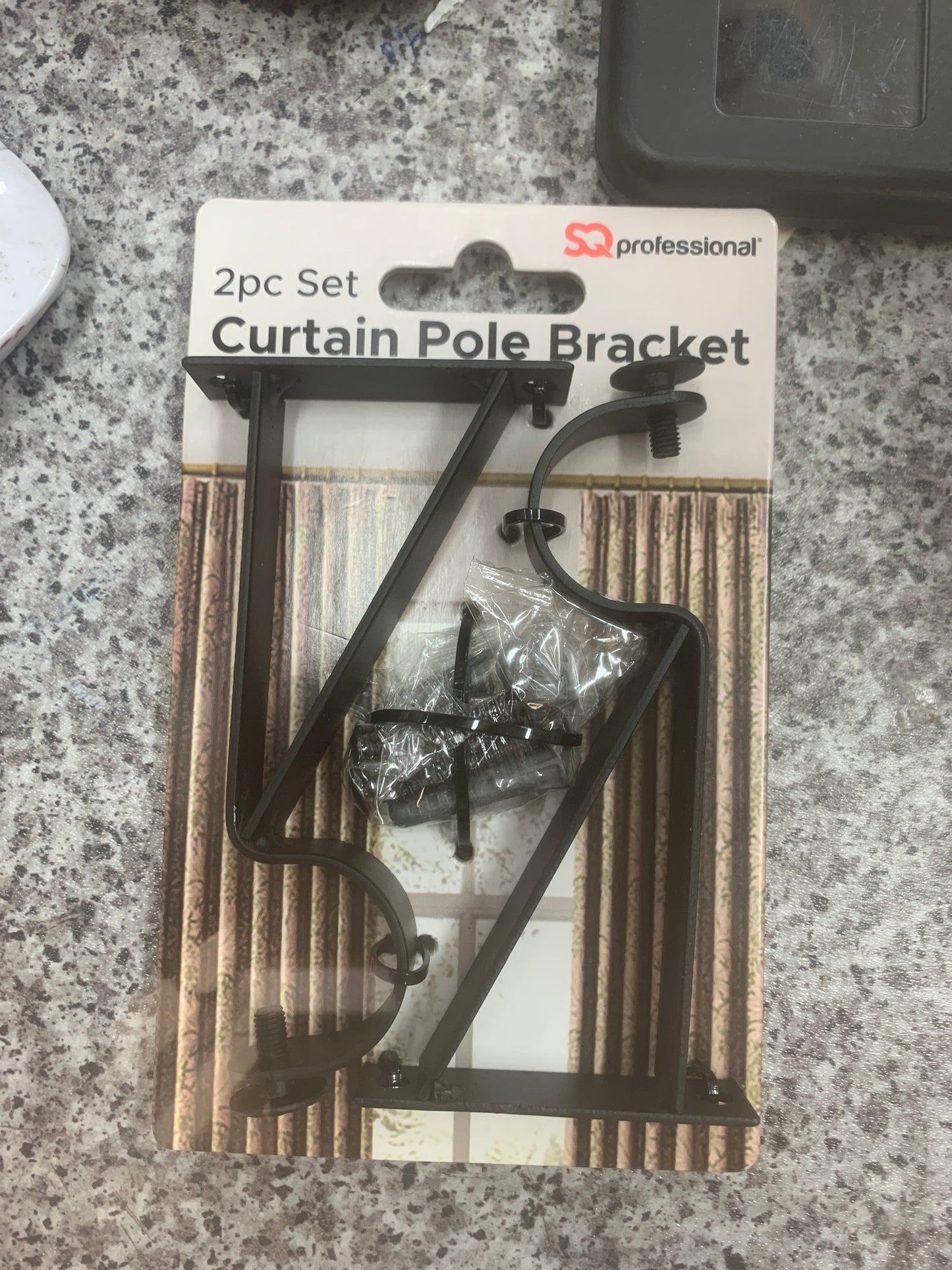 Curtain pole bracket