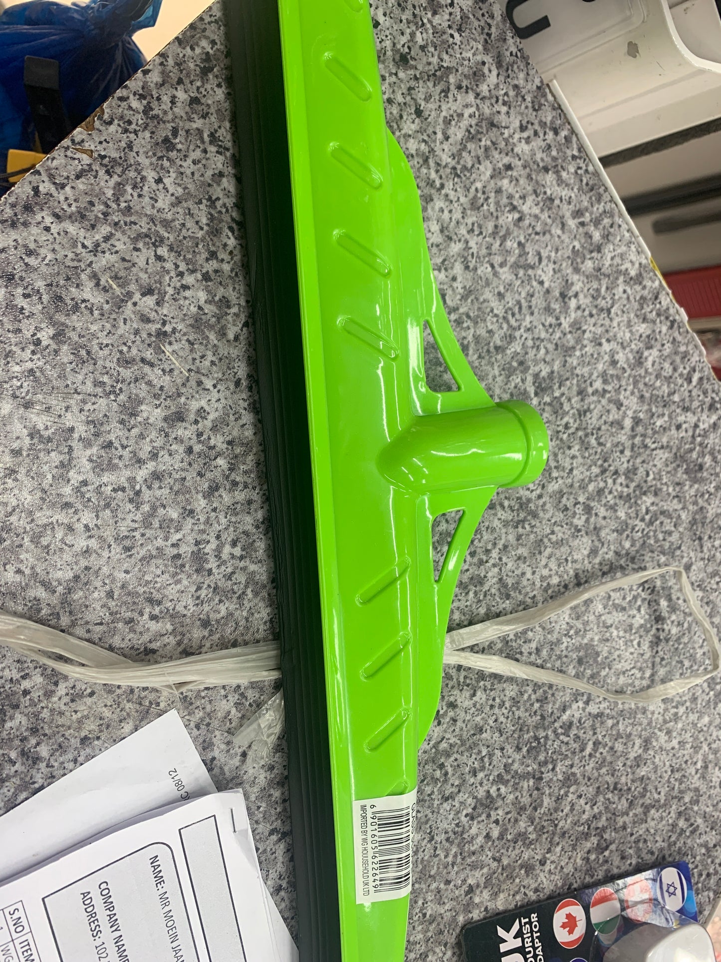 Floor wiper with stick