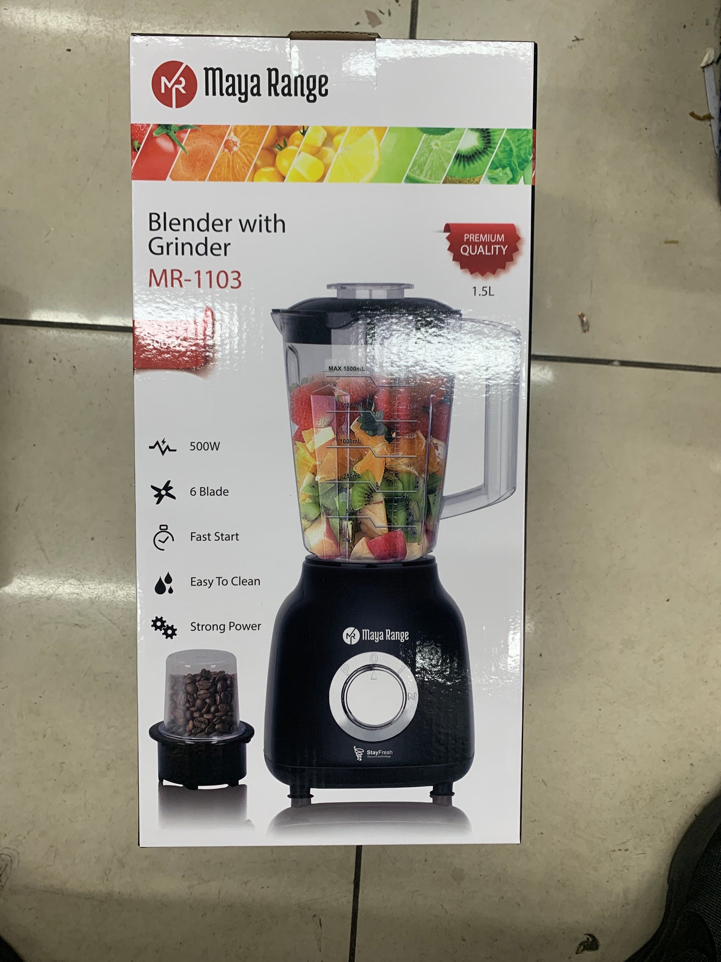 Blender with grinder