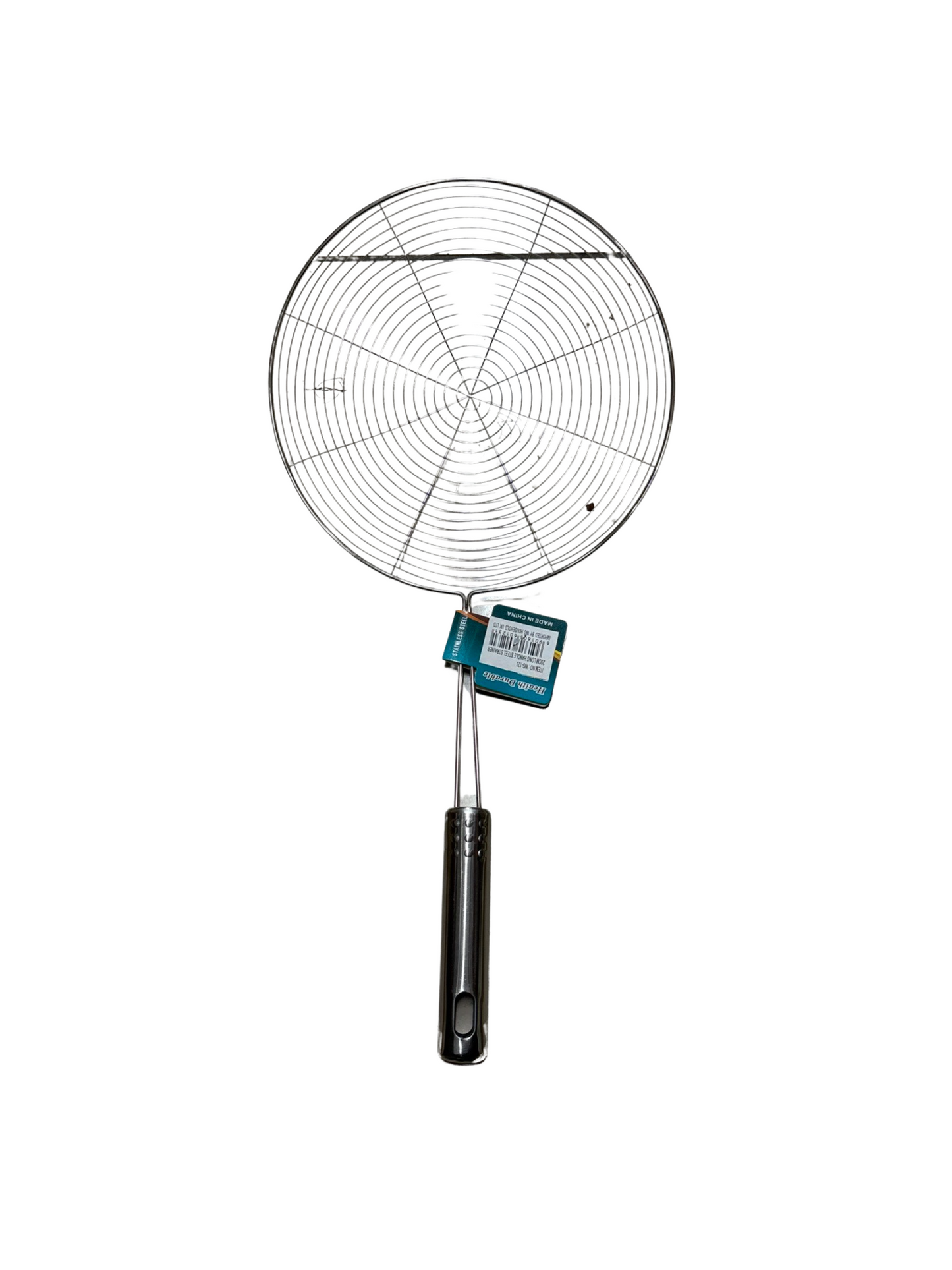 20cm long handle steel strainer