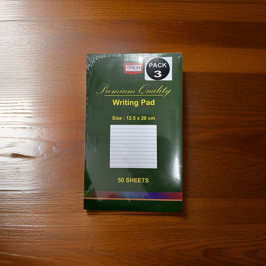 Pack3 writing pad size 12.5\20