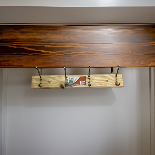 Wooden Hangers 4 Hooks