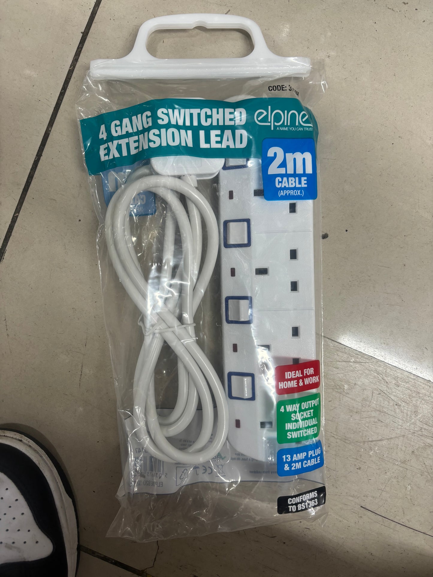 4 gang switched extension led