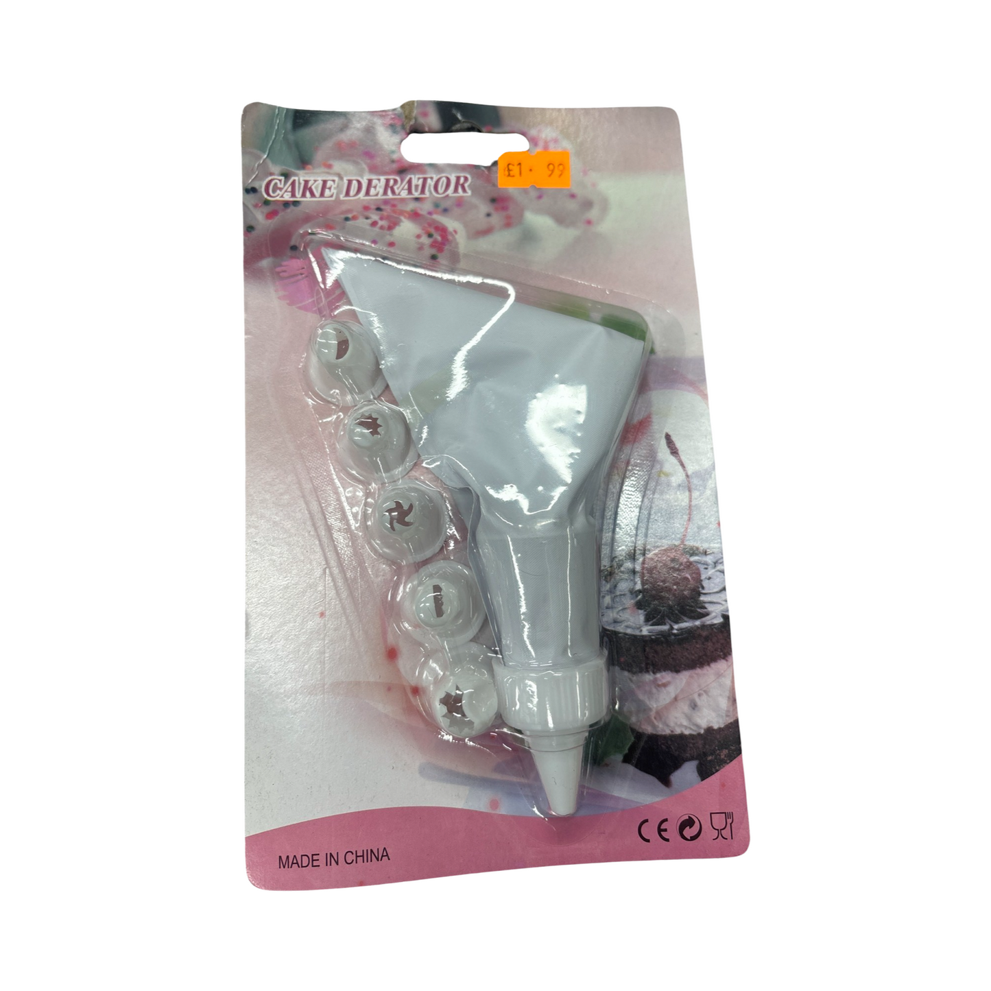 Cake derator