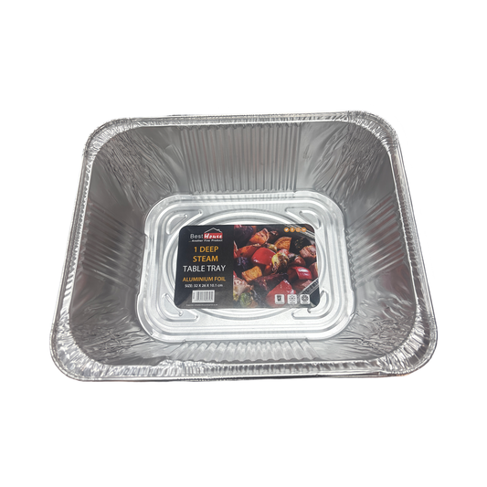 1 deep steam tray