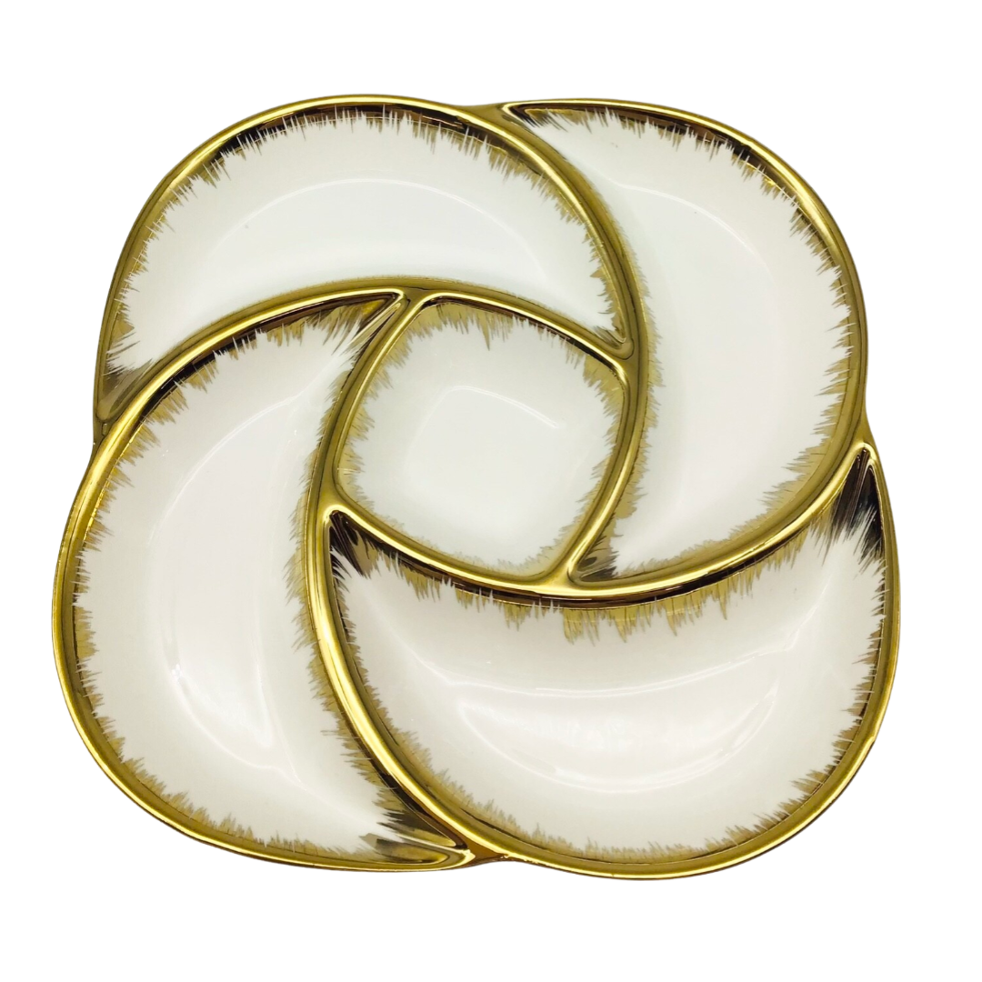 Designed Ceramic Fruit Plate 12 x 14 inch ( 30.48 x 35.56 cm )