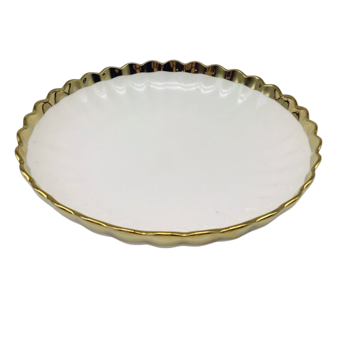 Ceramic Fruit Plate 12 inch ( 30.48 cm )