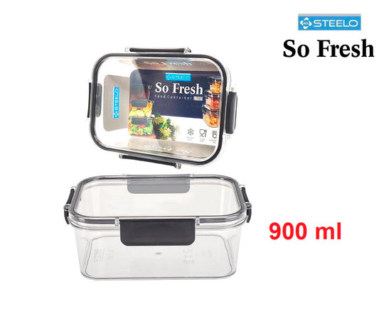 Steelo SoFresh Rectangular Container 900ml