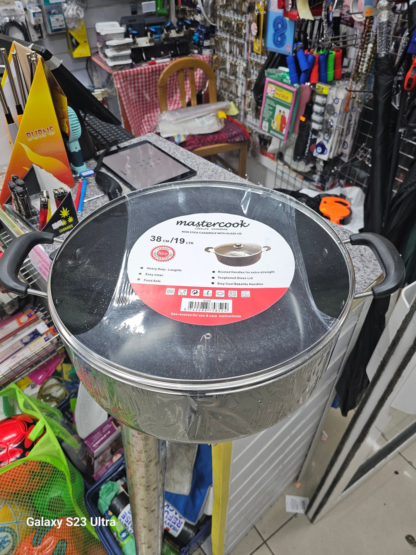 Non Stick Cooking Pot 38cm/19 lit
