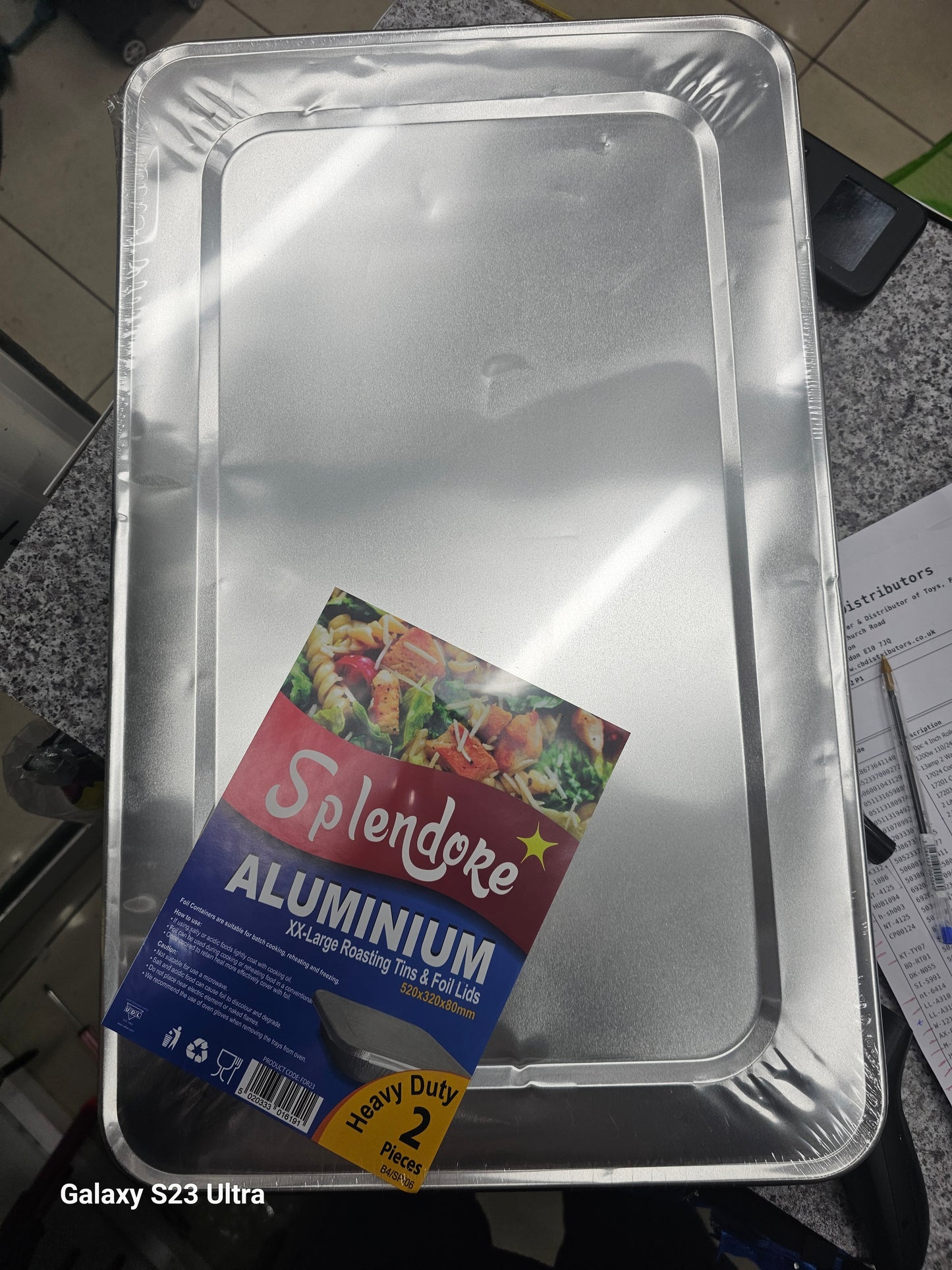 2 pcs XL Foile Tray