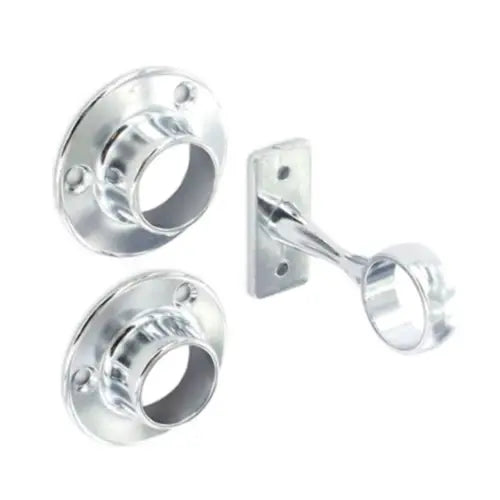 Securit 1 Centre & 2 End Sockets Brass Plated 19mm