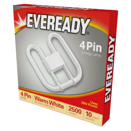 Eveready 2D Lamp 38W 4 PIN 240V CFL